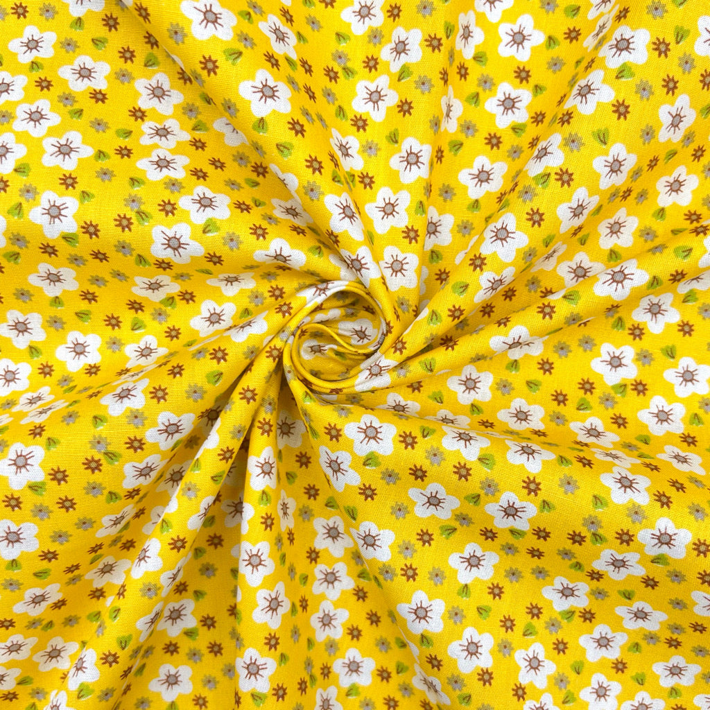 Fairy Flora Cotton Poplin Fabric