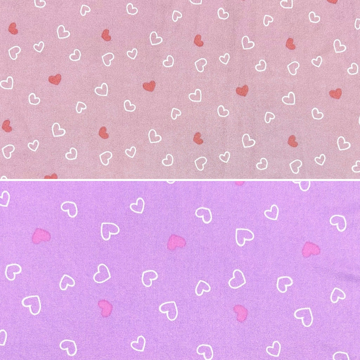 Tiny Hearts Flannel Jersey Fabric