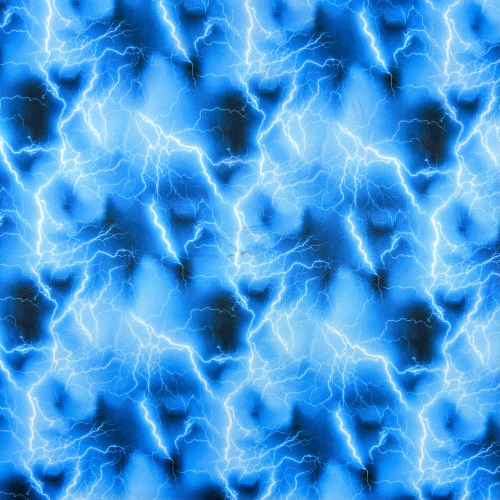 Electric Lightning Jersey Fabric