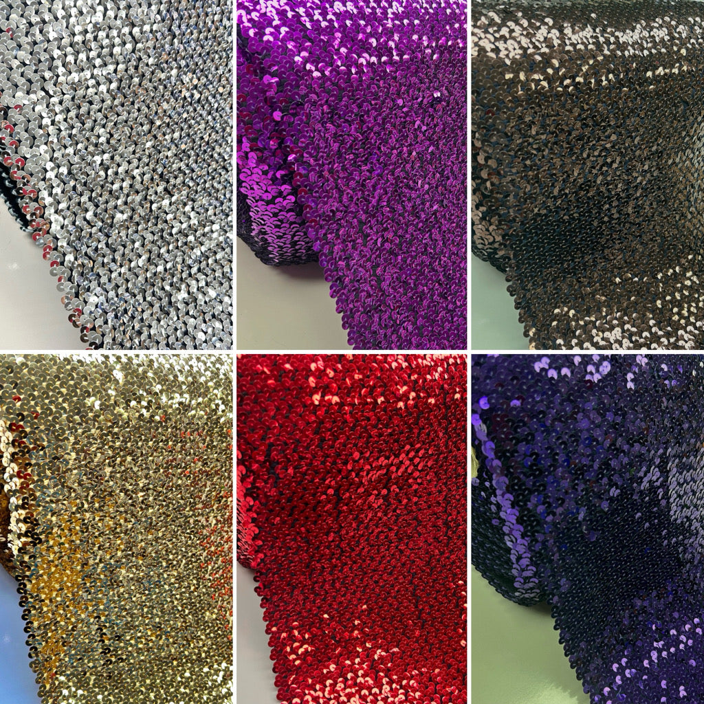 Heavy Glimmer Glow Sequin Fabric