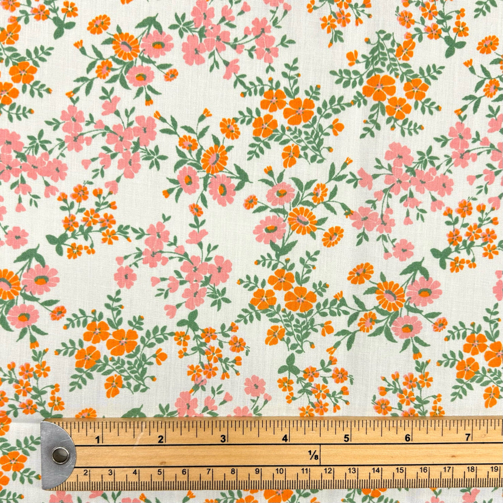 Tiny Blossom Polycotton Fabric - 3m Pre-cut