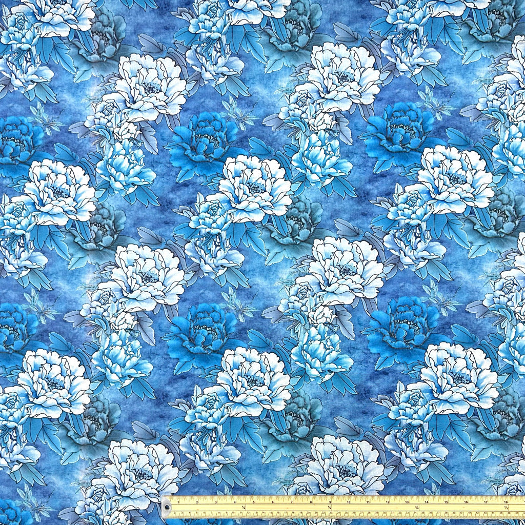 Blooming Dance Digitally Printed Viscose Fabric