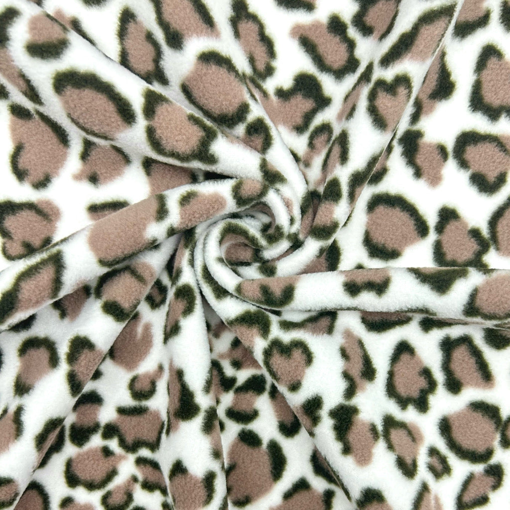Leopard Anti Pill Polar Fleece Fabric
