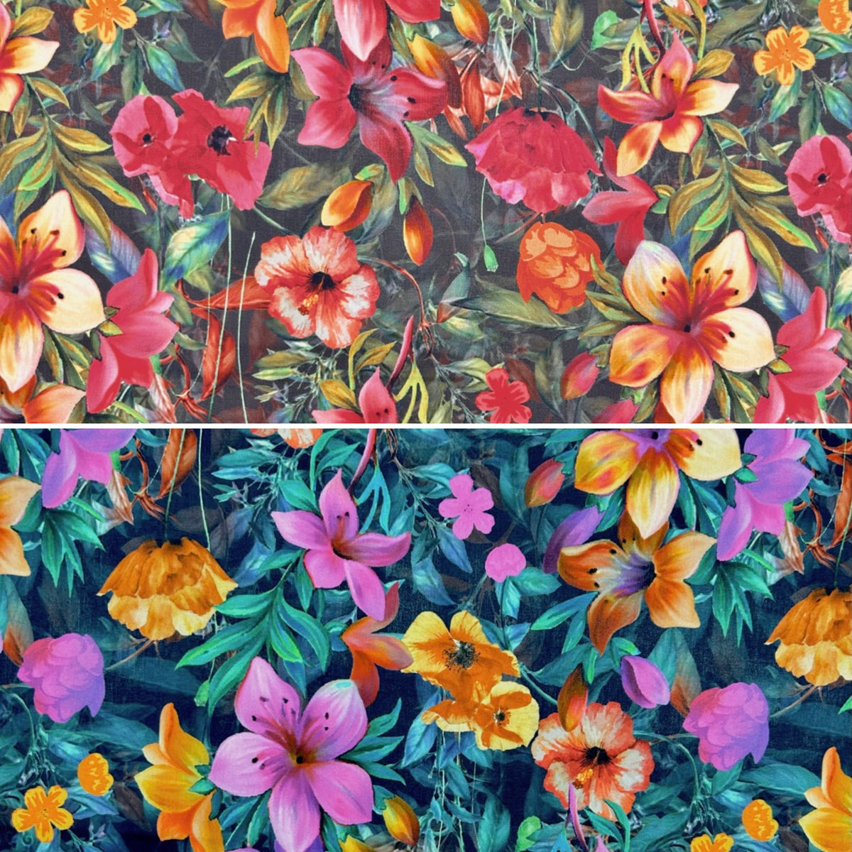 Paradise Botanical Cotton Lawn Fabric