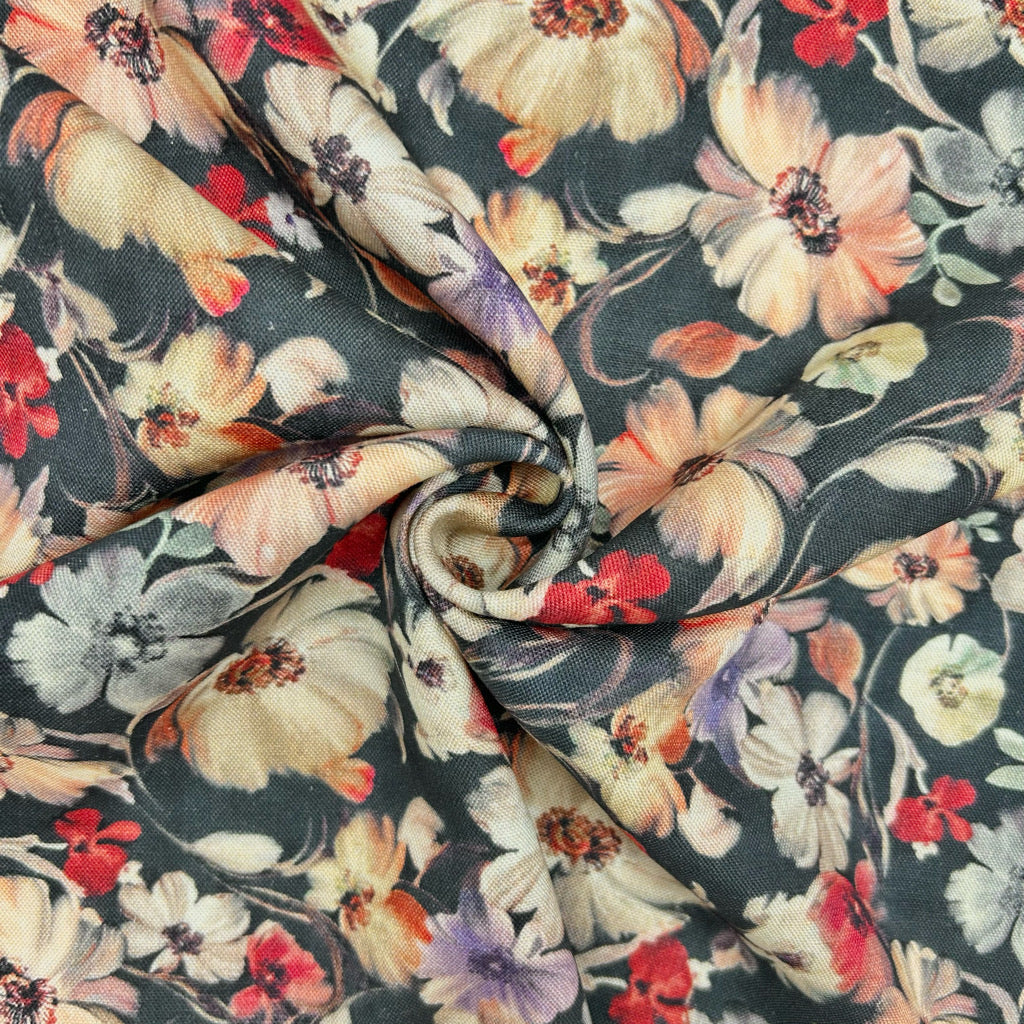 Timeless Meadow Linen Viscose Fabric