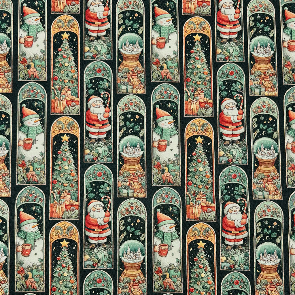 Winter Joy Christmas Cotton Fabric