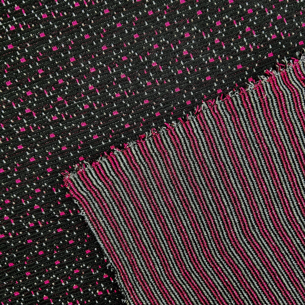 Midnight Spark Knit Jersey Fabric