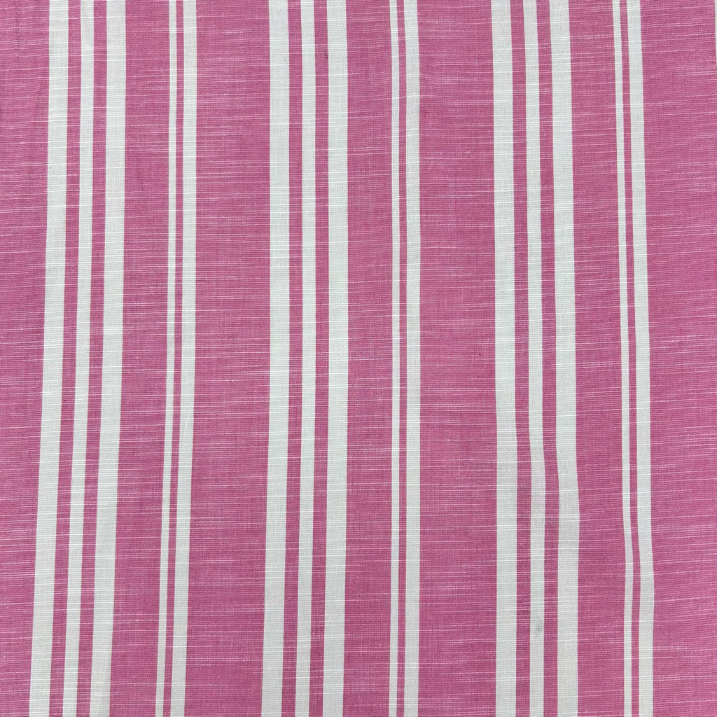 Variegated Stripe Linen Look Cotton Fabric