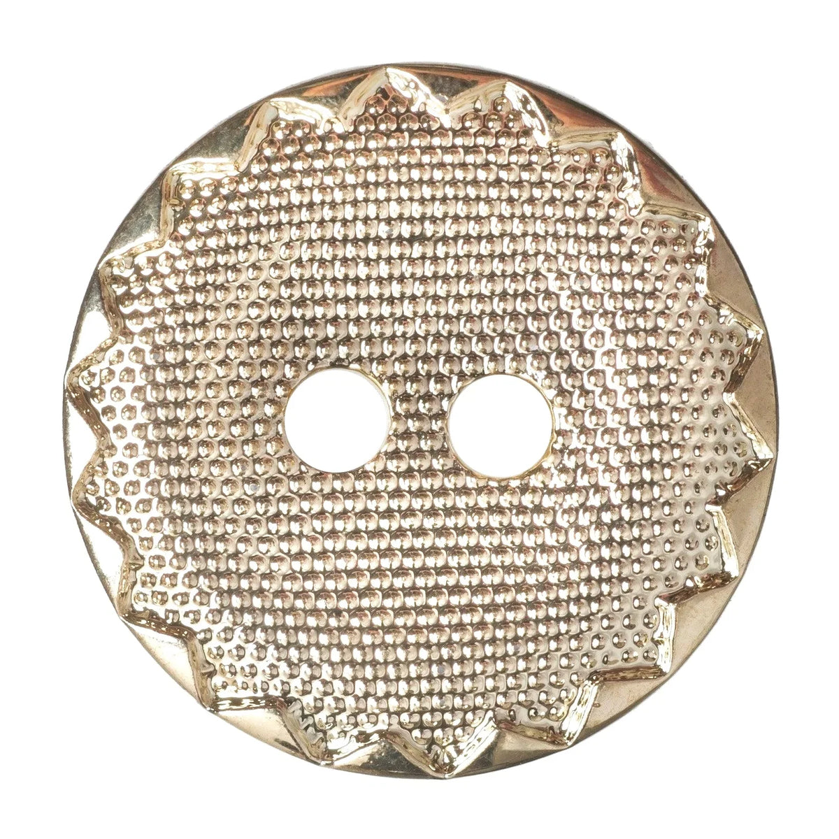 Hemline Gold Textured Buttons