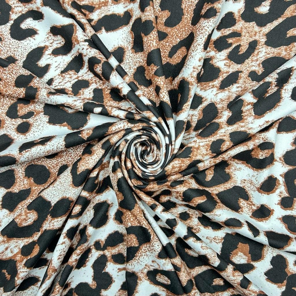 Leopard Print ITY Jersey Fabric - Pound Fabrics
