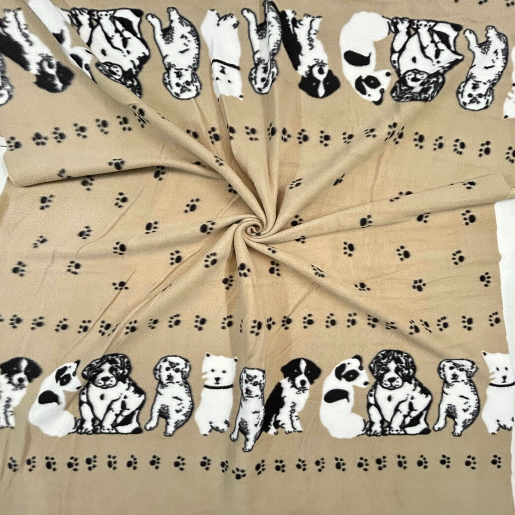 Dogs Squad Anti Pill Polar Fleece Fabric | Best UK Prices | Pound Fabrics