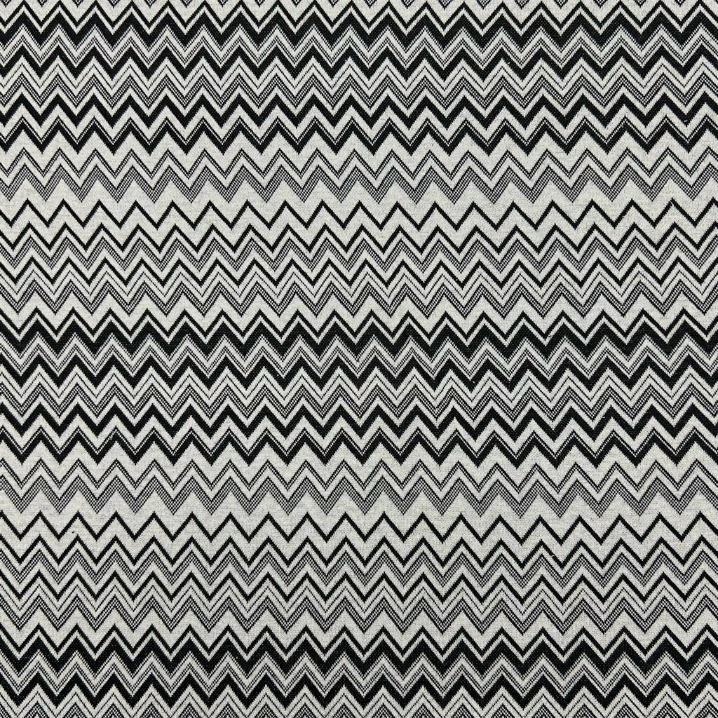 Chevron Stripe Knit Jersey Fabric
