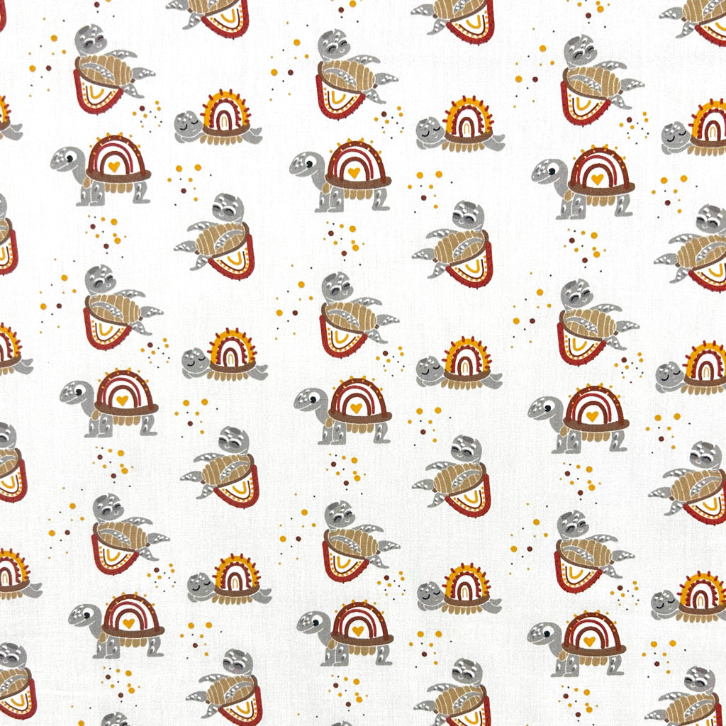 Turtle Bliss Cotton Poplin Fabric