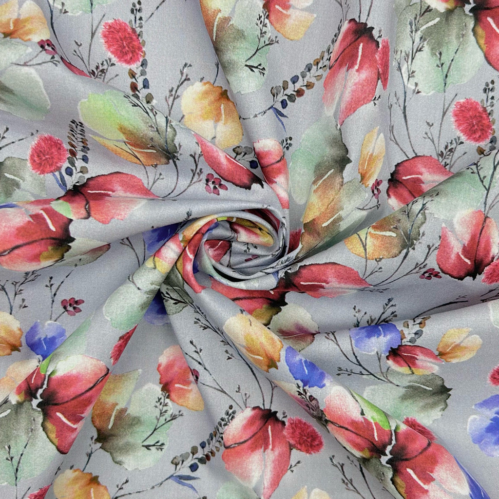 Whimsy Garden Cotton Lawn Fabric
