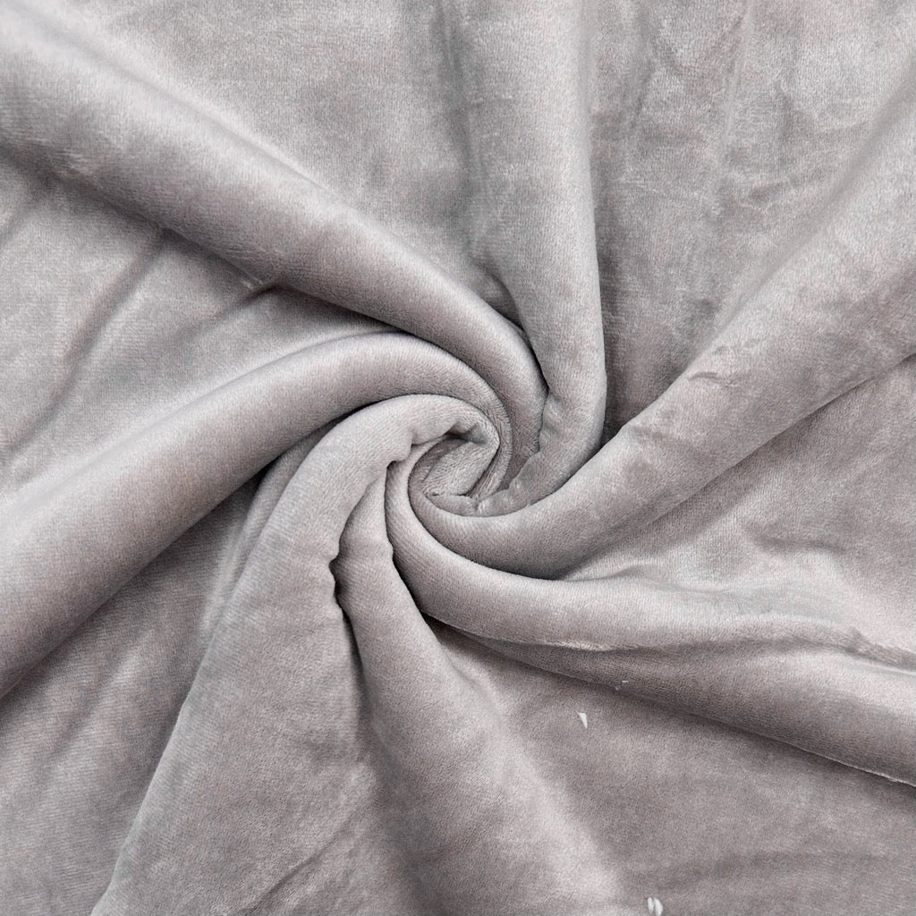 Plain Sherpa Fur Backed Fleece Fabric