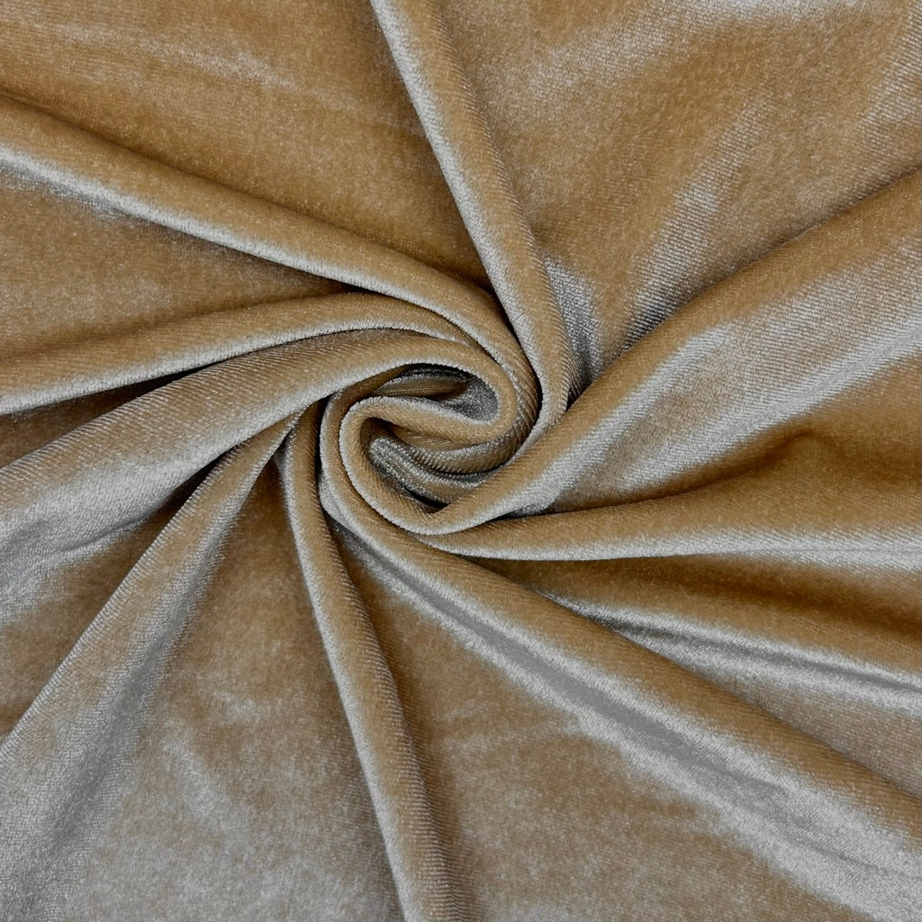 Plain Stretch Velvet Fabric