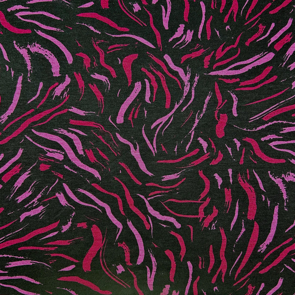 Wild Strokes Digital Modal-Touch Jersey Fabric