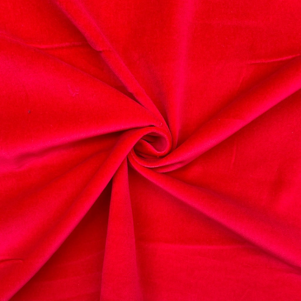 Plain 100% Cotton Velvet Fabric
