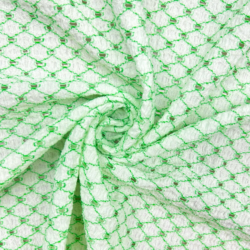 Airy Prism Knitted Fabric