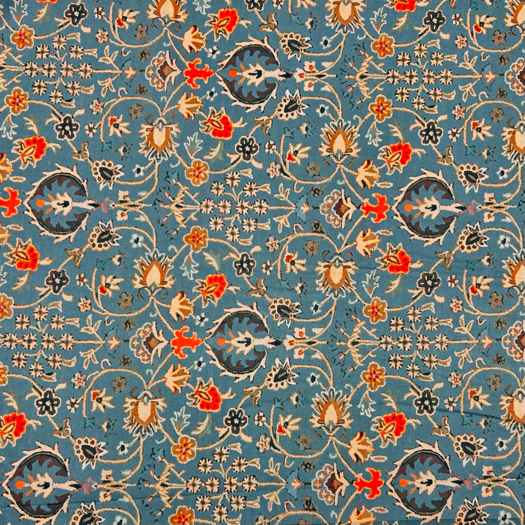 Persian Floral Cotton Lawn Fabric