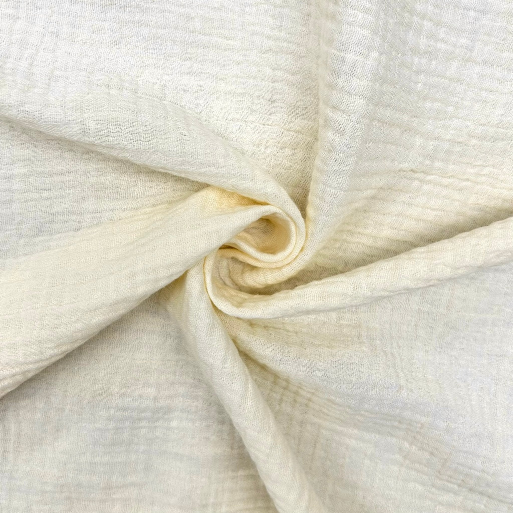 Special Offer Butter Yellow Double Gauze Fabric