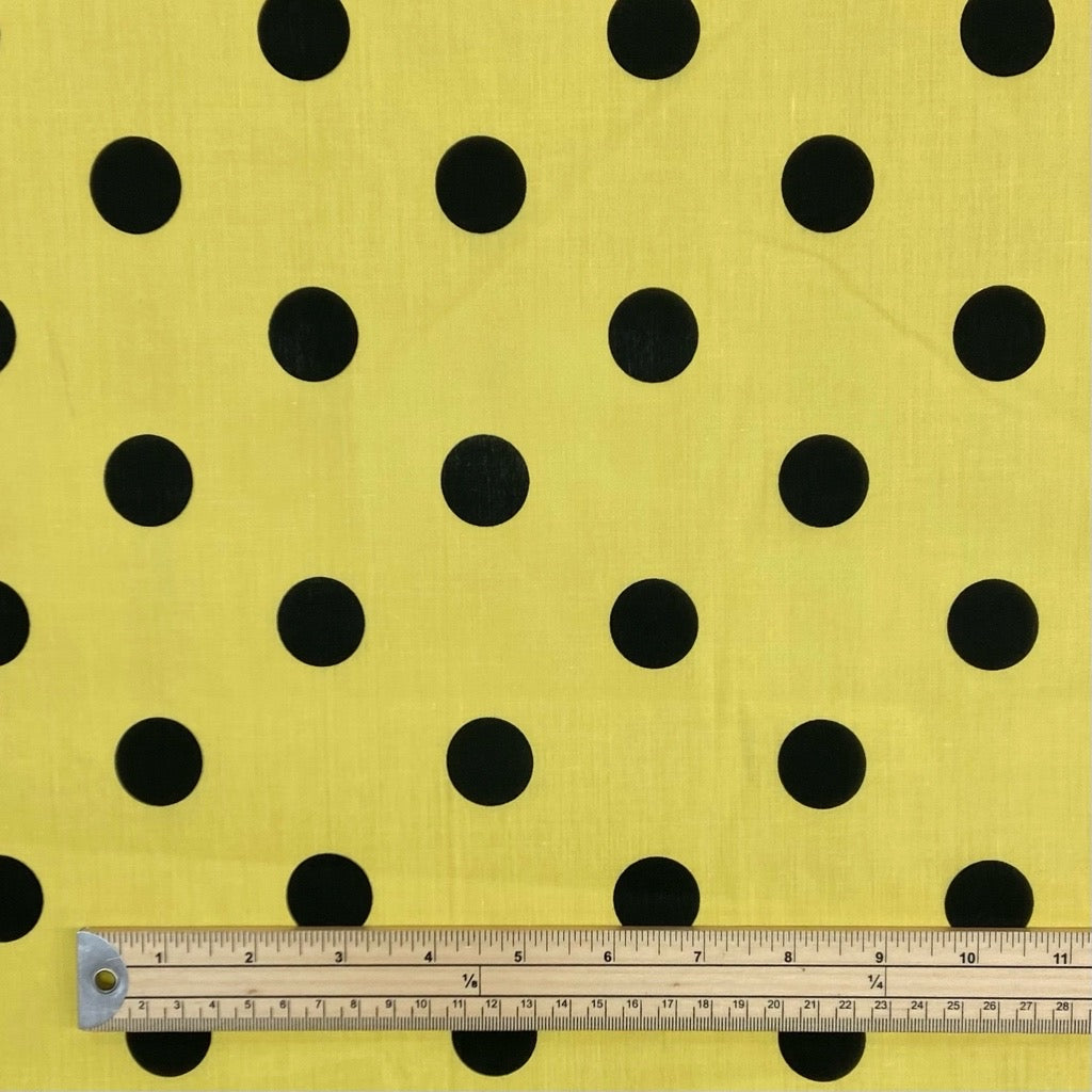 Large Polka Dot Polycotton Fabric