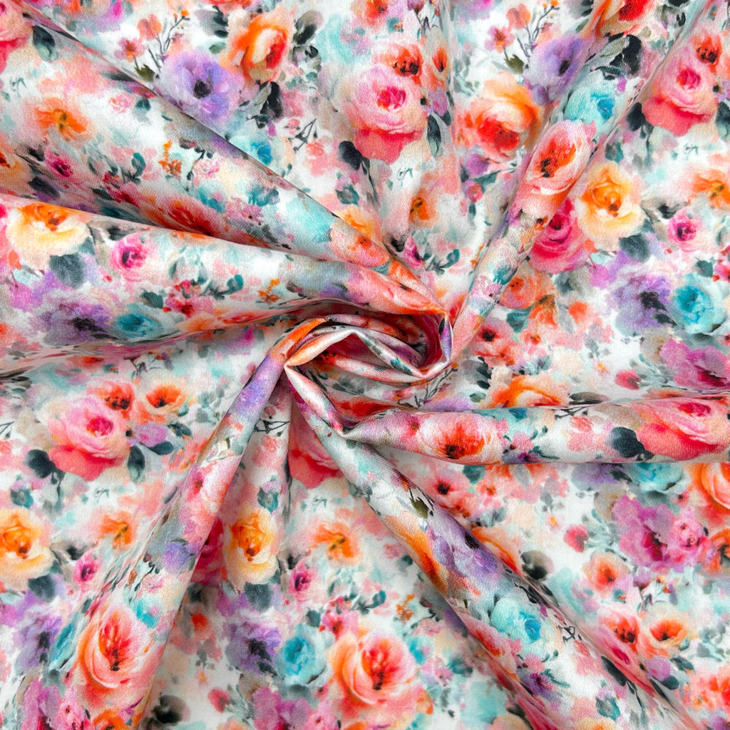 Blossom Dream Cotton Sateen Fabric