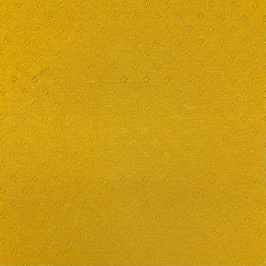 Tiny Diamond Pointelle Jersey Fabric