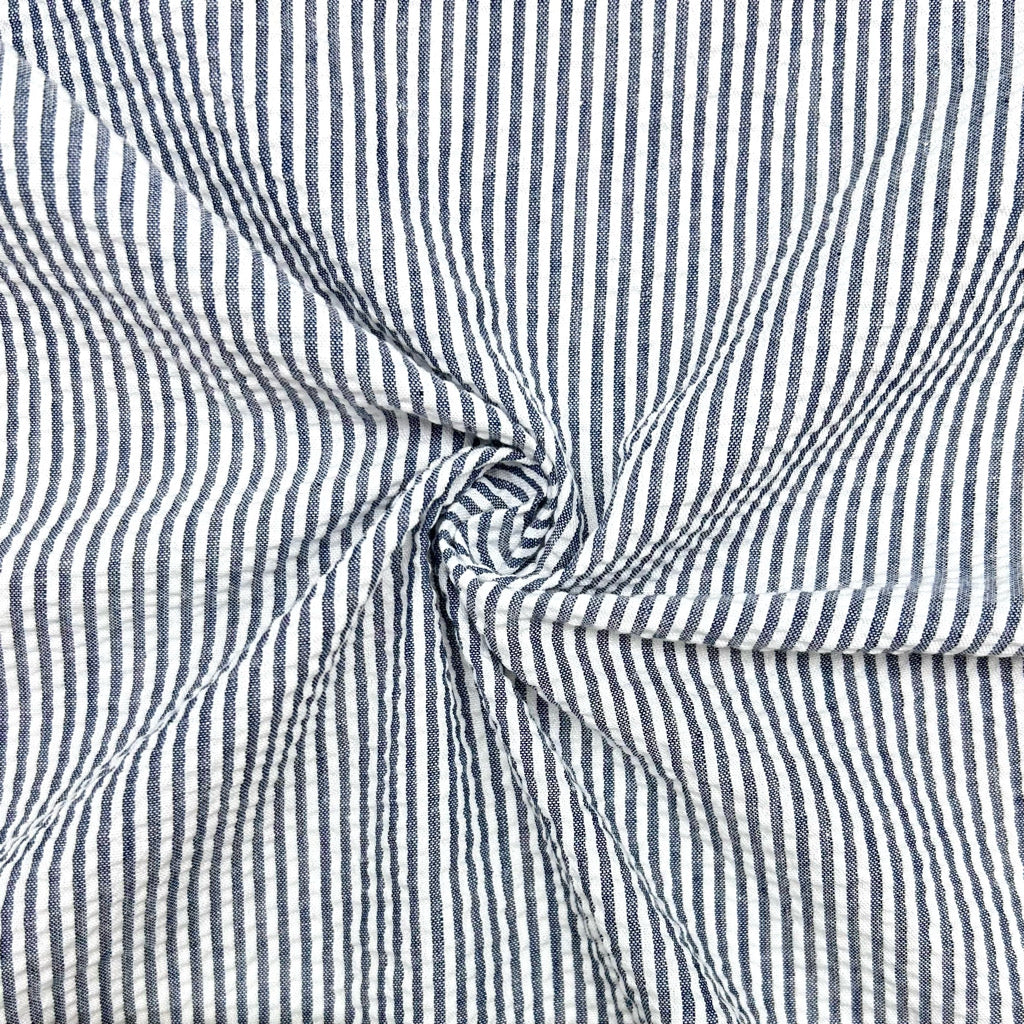 Small Stripes Seersucker Fabric
