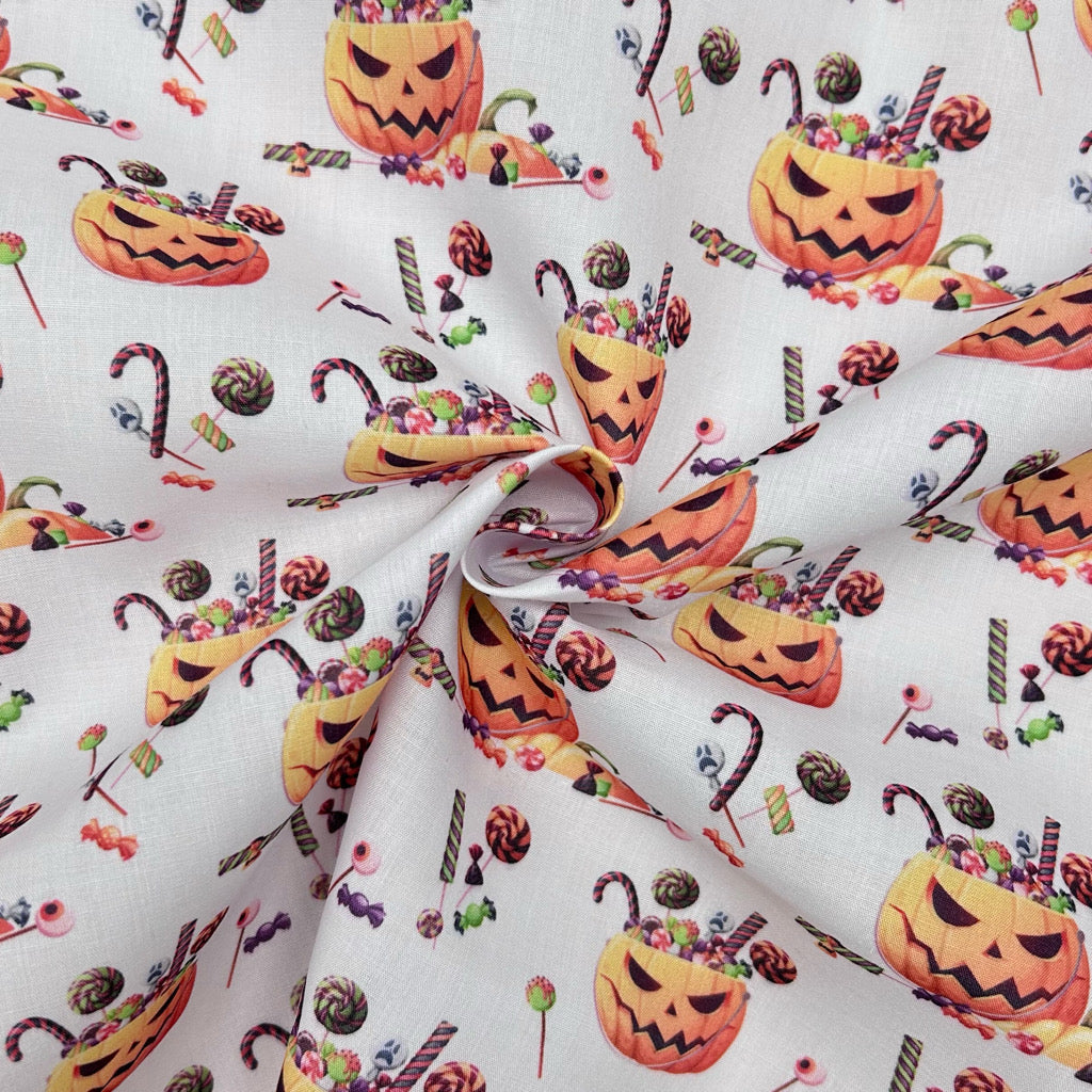 Treat Bucket Polycotton Fabric
