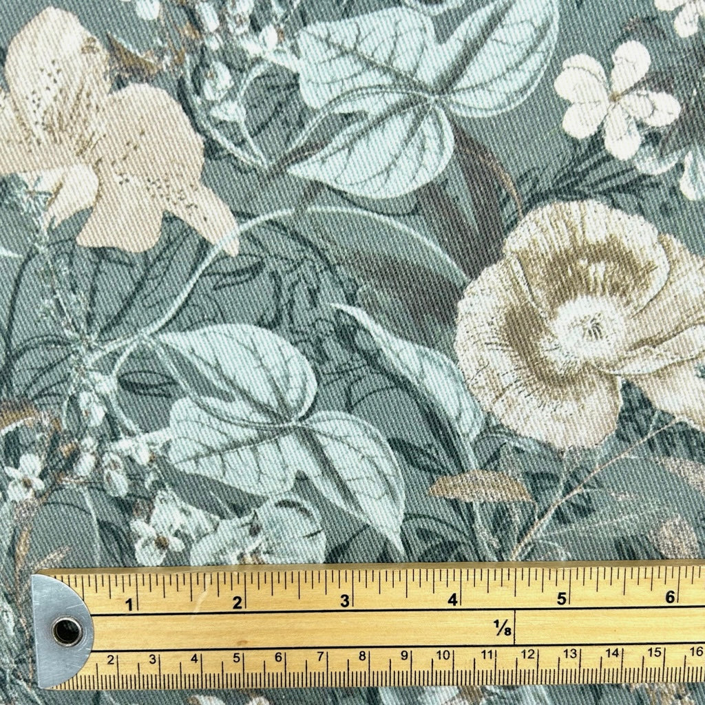 Whispering Garden Stretch Denim Fabric
