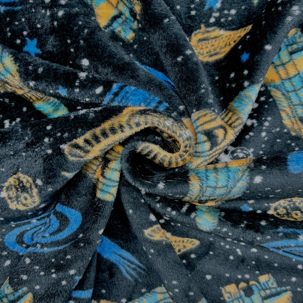 Galaxy Adventure Cuddle Fleece Fabric