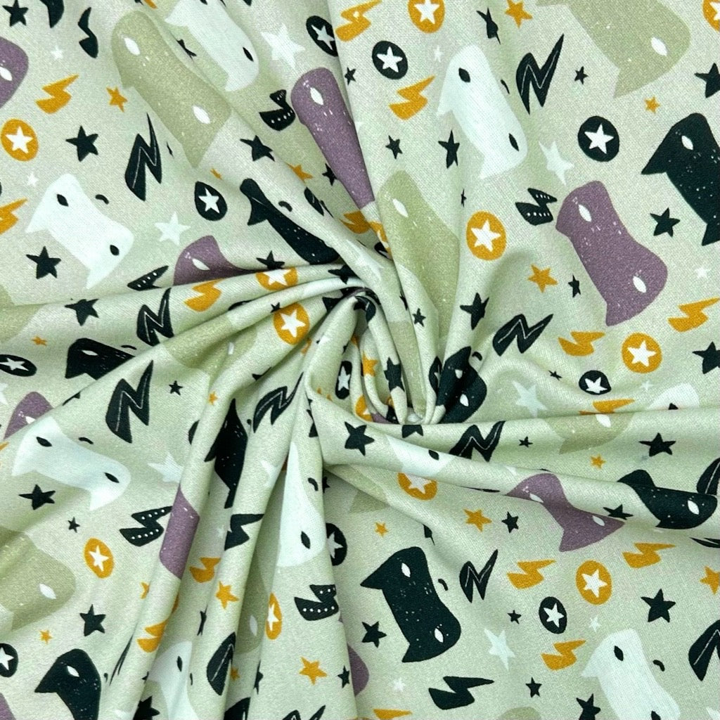 Superhero Masks 100% Cotton Jersey Fabric
