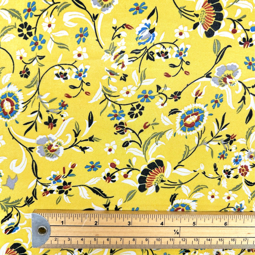English Meadow Chiffon Fabric