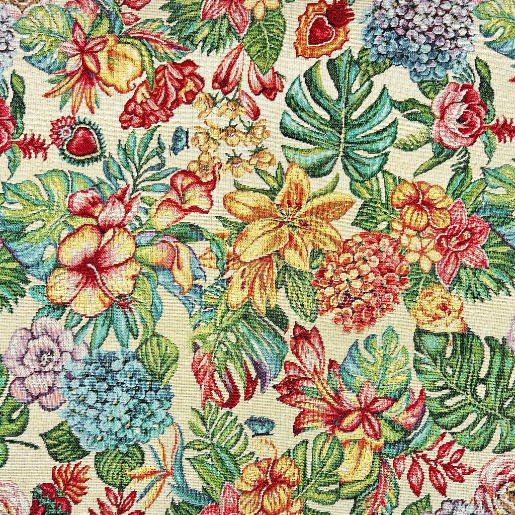 Tropical Floral Tapestry Fabric - Pound Fabrics