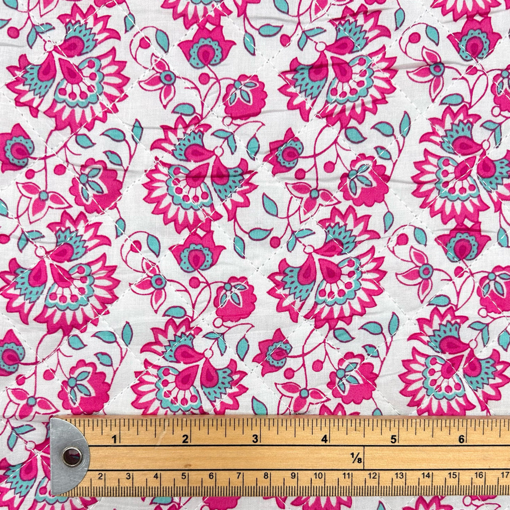 Bloom and Paisley Quilted Cotton Fabric