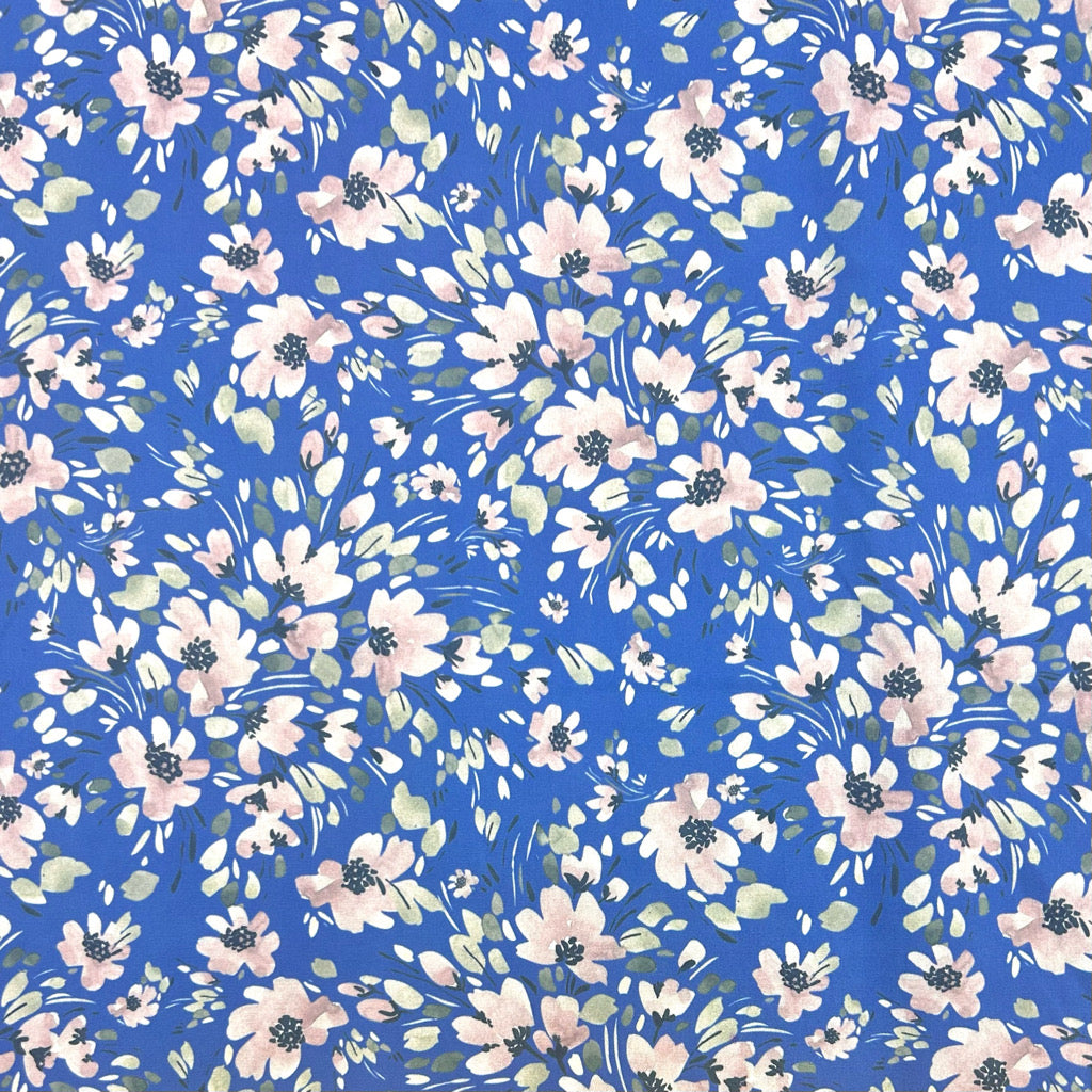 Spring Paradise Stretch Cotton Poplin Fabric