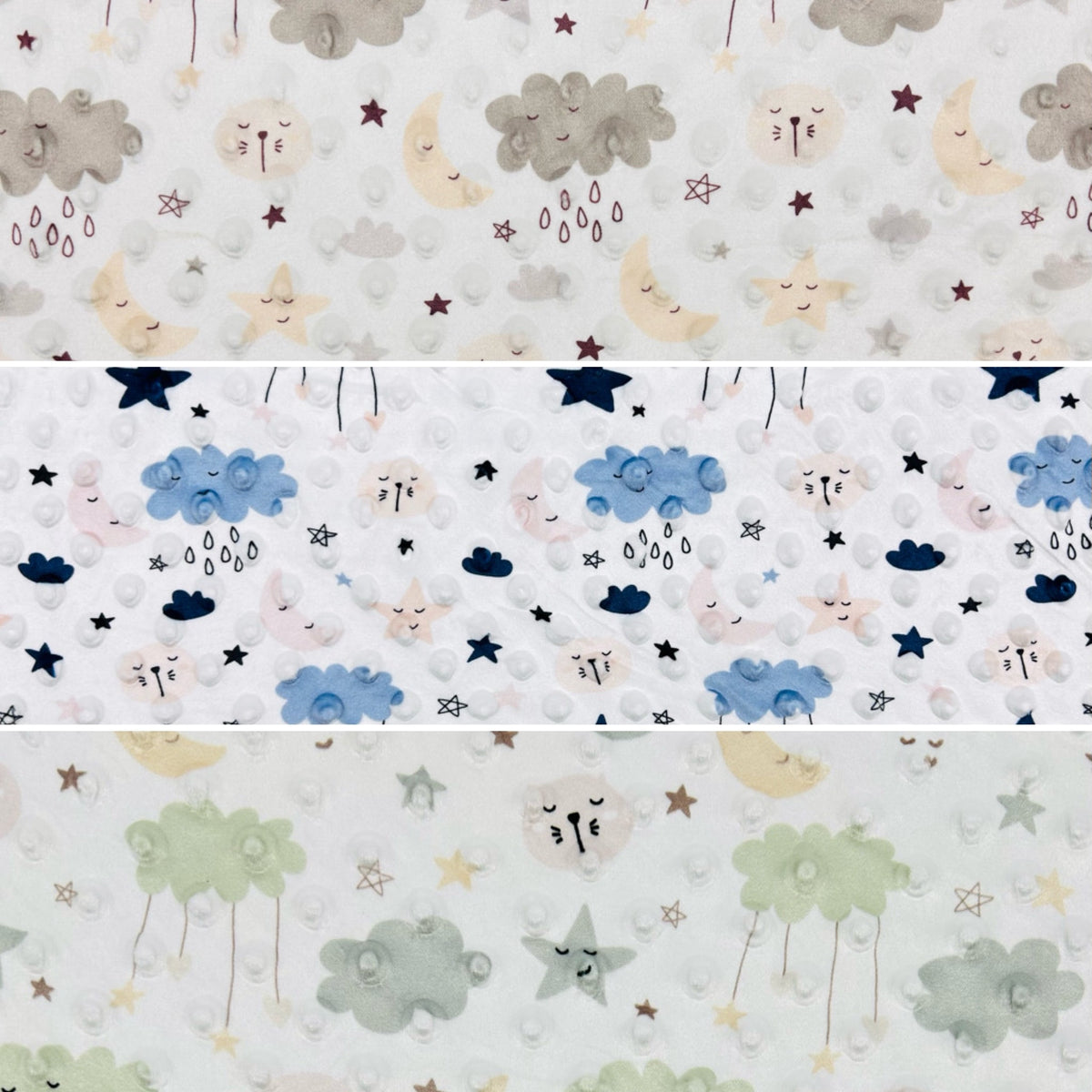 Rainy Night Dimple Fleece Fabric