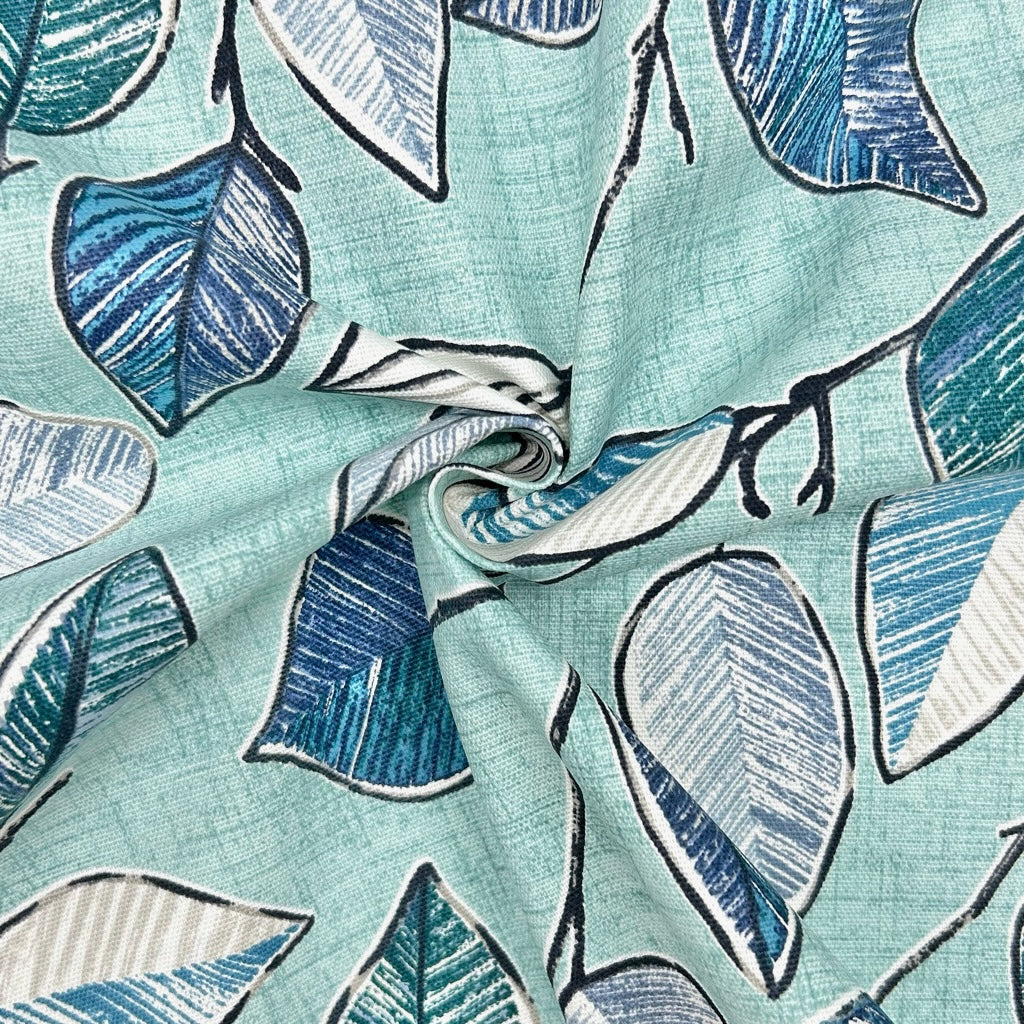 Leaf Cascade Water Resistant Canvas Fabric