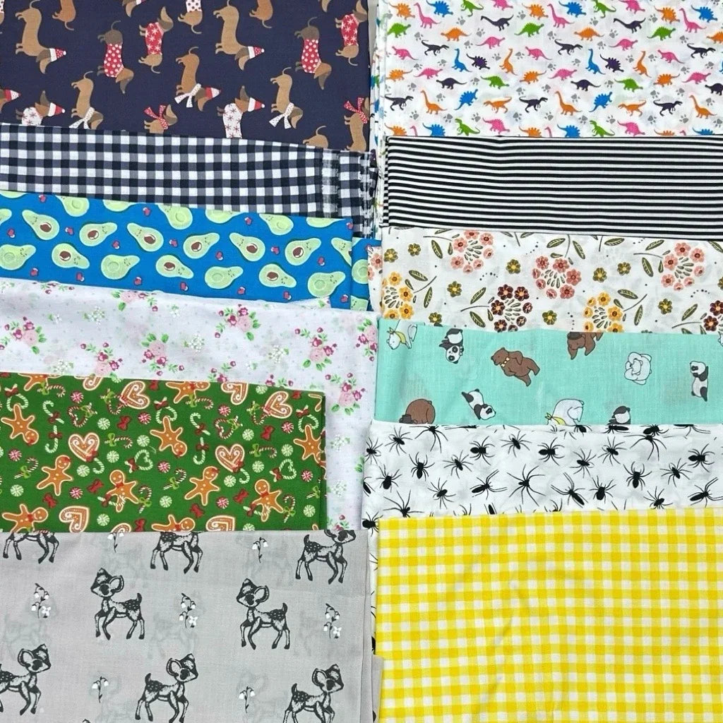 Printed Polycotton Bundle 1m X 3