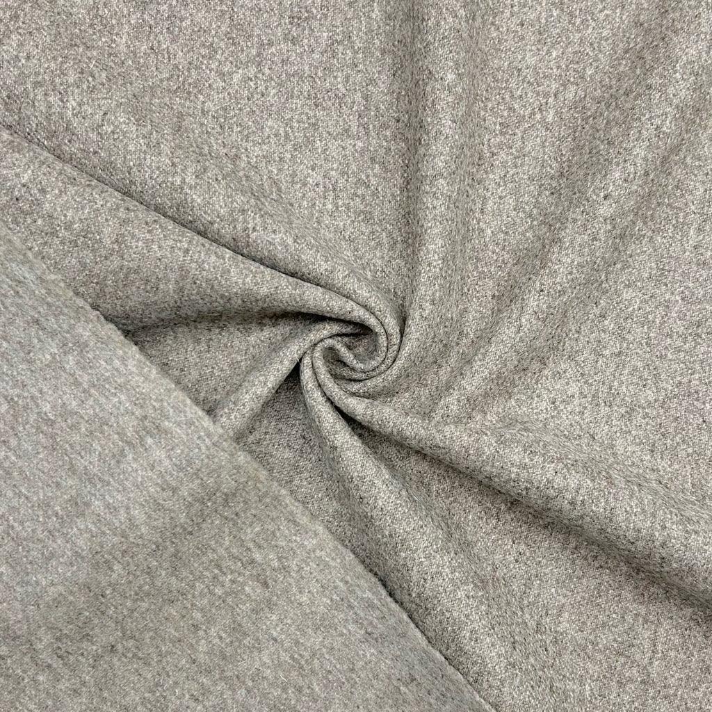 Melange Beige Wool Blend Fabric - Pound Fabrics