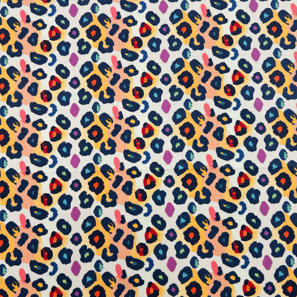 Leopard Pop Needlecord Fabric