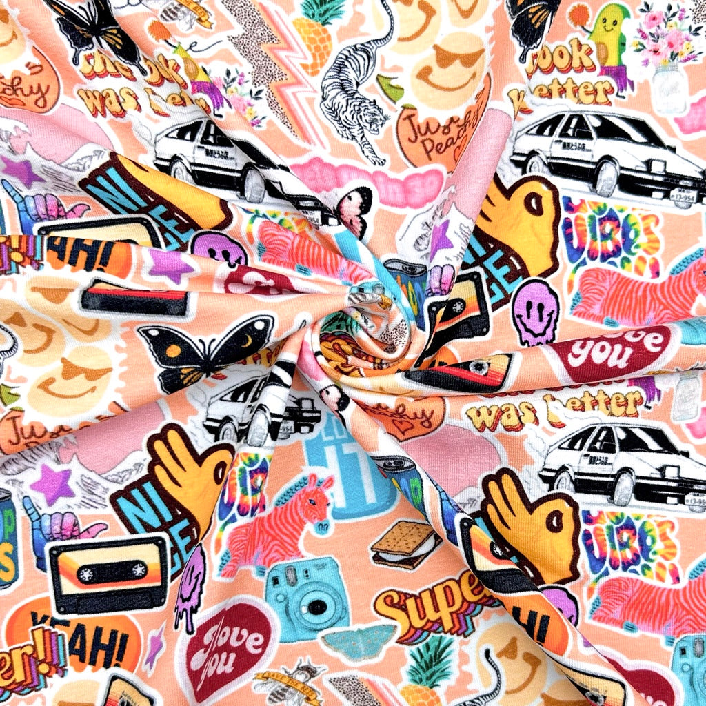 Pop Culture Cotton Jersey Fabric