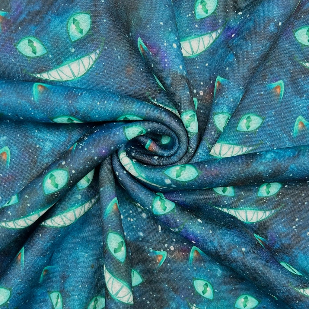 Galaxy Cats Sweatshirt Fabric