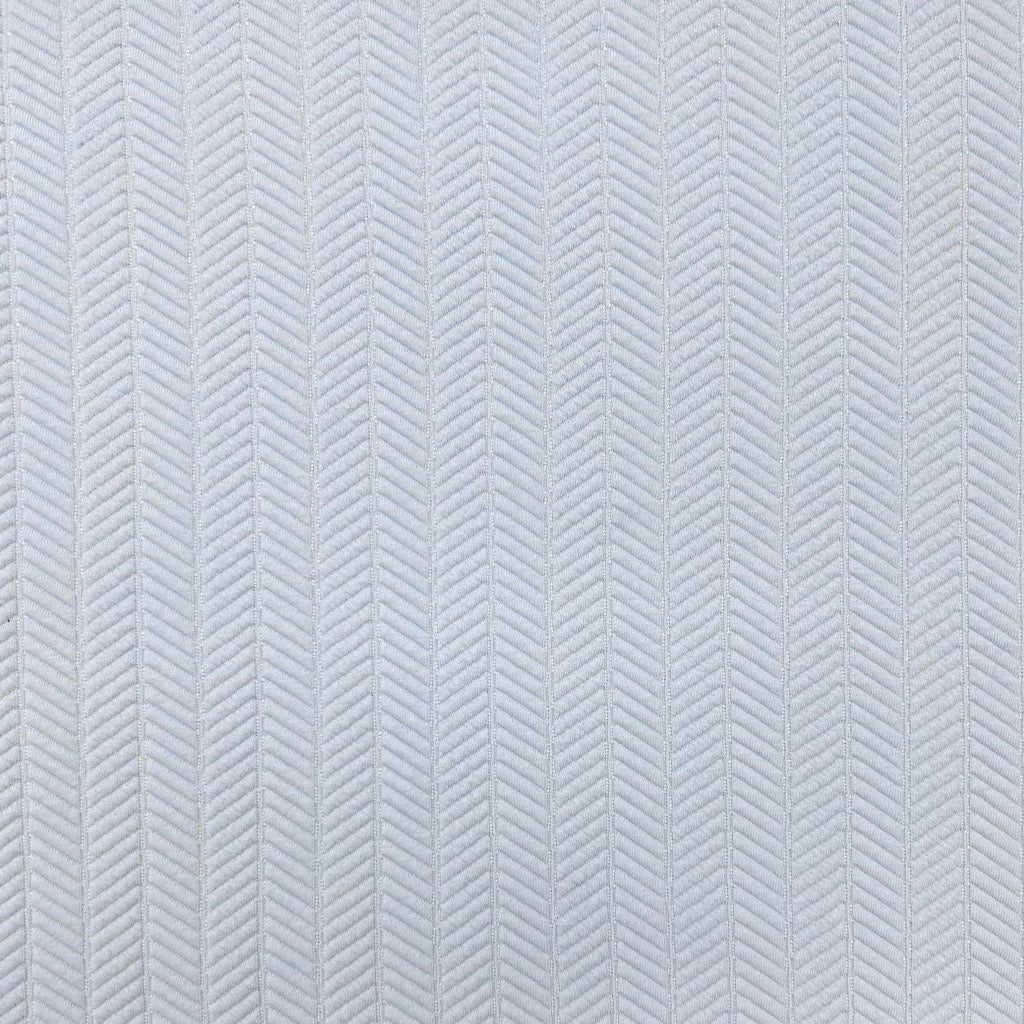 Blue Herringbone Quilted Jersey Fabric