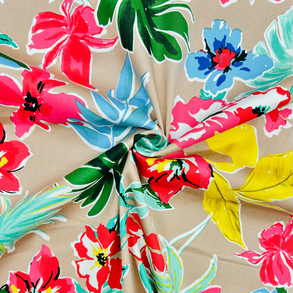 Garden Luxe Cotton Satin Fabric