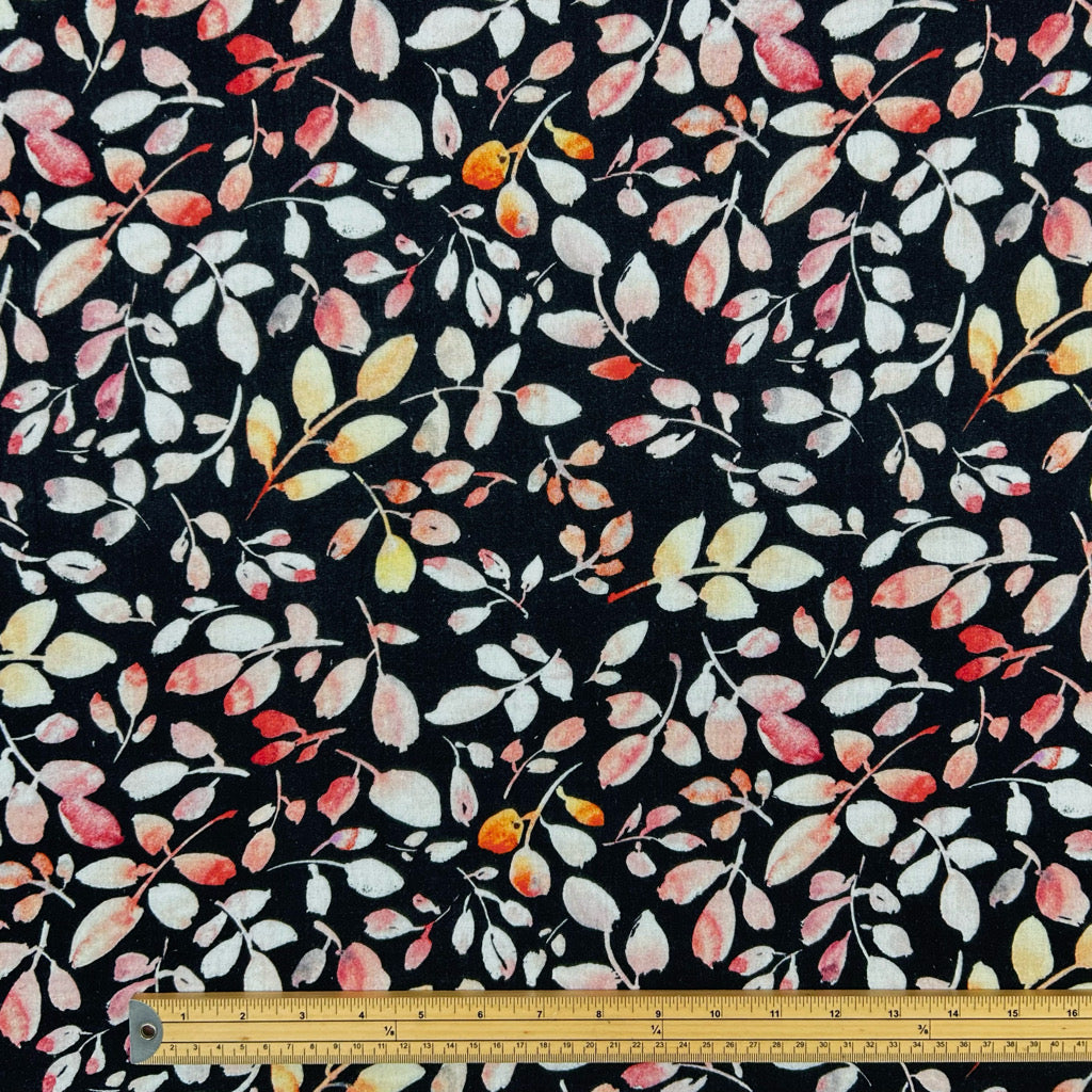Leafy Oasis Double Gauze Fabric