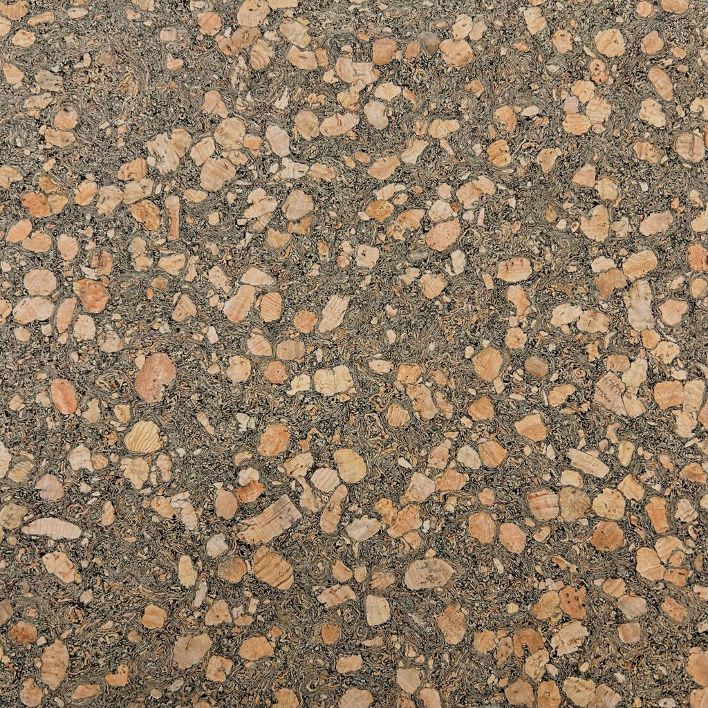 Charcoal Pebble Cork Fabric