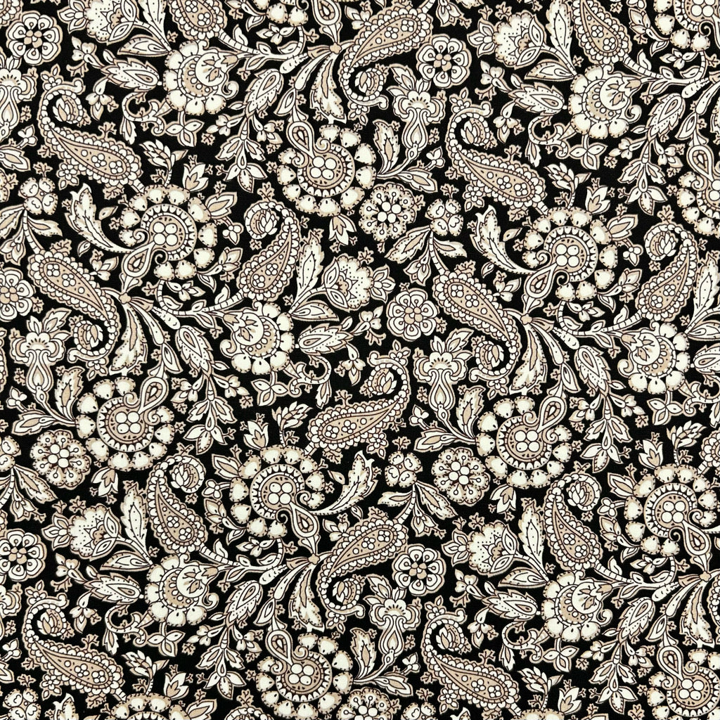 Paisley Botanicals Rose & Hubble Cotton Poplin Fabric