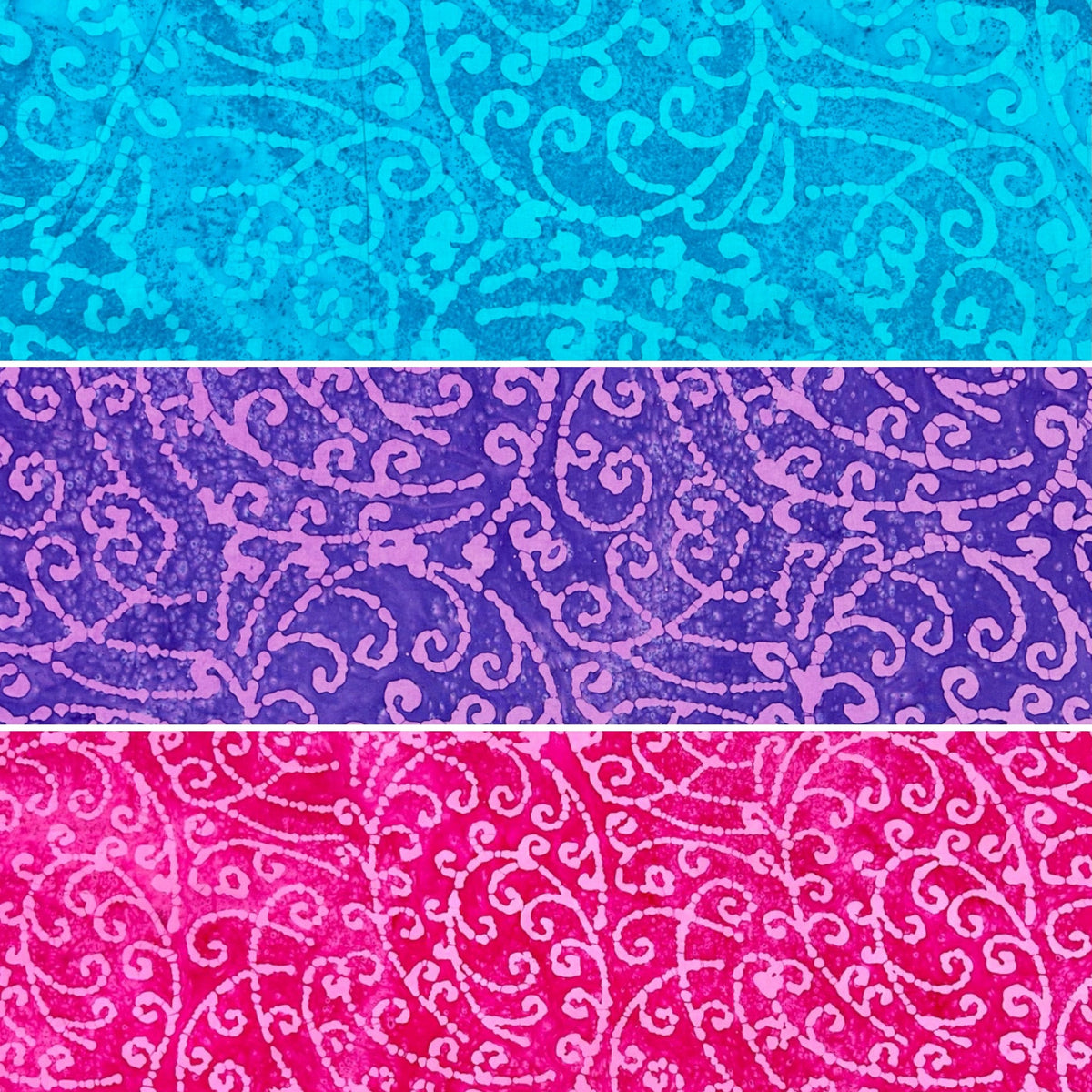 Twisting Vines Cotton Batik Fabric